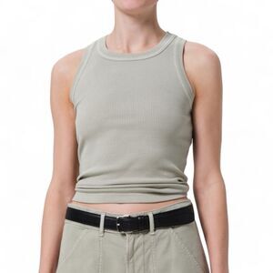 Citizens of Humanity Isabella Ribbed Tank Top Size M Quiet Luxury